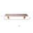 24" Gray And Natural Wood Wall Mounted Accent Shelf