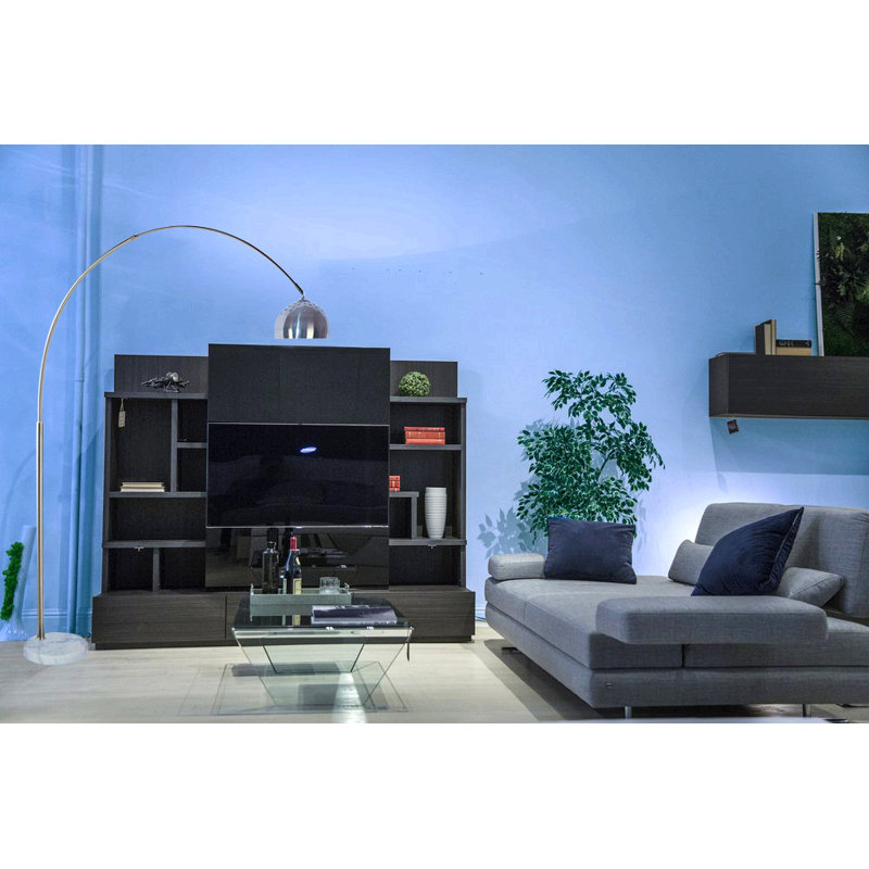 Lampe sur pied en acier 81 po