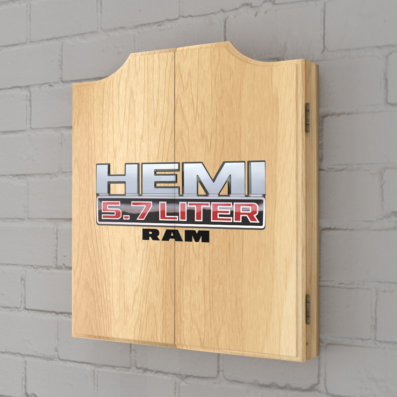 Ensemble de jeu de fléchettes et armoire en liège d'intérieur RAM Hemi