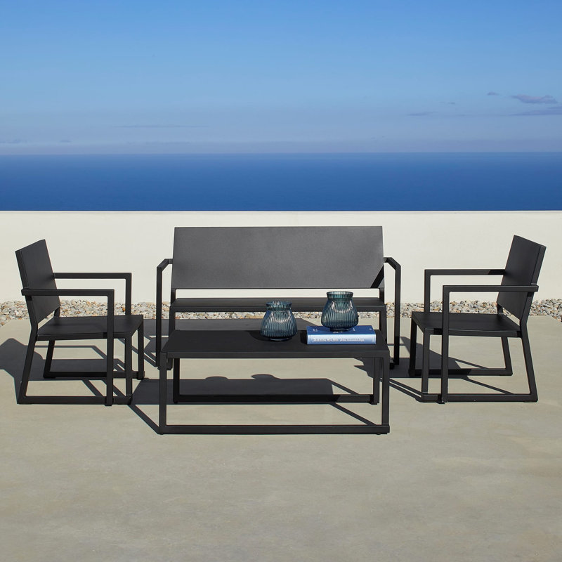 Milano Outdoor Coffee Table, White