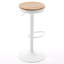 Tabouret de bar pivotant en bois massif l 15,2 po Jaina -1447778123-1447778116