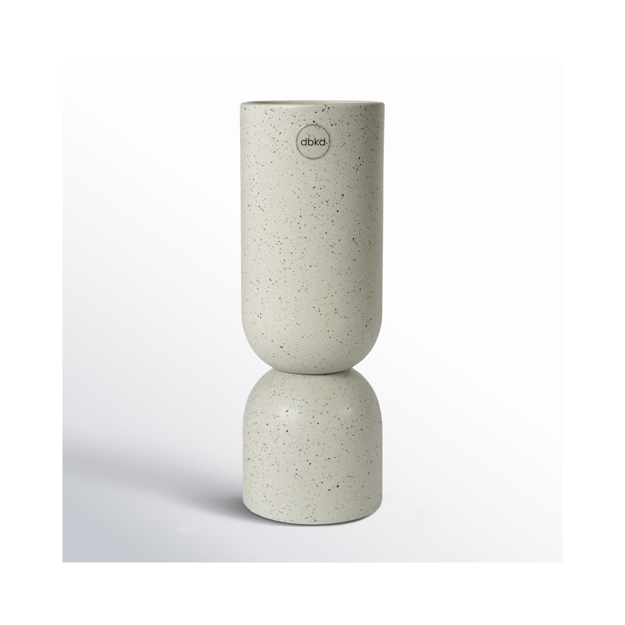 Ashdon Ceramic Table Vase, White