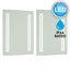 Daisy-Beau Flat Wall Mirror