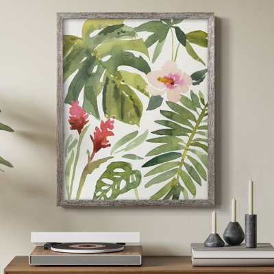 Tropical Farrago I, reproduction encadrée - bois massif