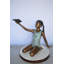 Bronze Sitting Girl Holding Shell Fountain