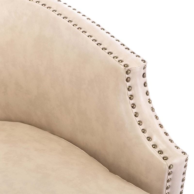 Chaise pivotante 30,5 po Pimm, Polyuréthane beige