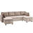 1113.4" Sectional Sofa Pull-Out Sofa Bed Versatile Sofa Sleeper With Large Storage Space