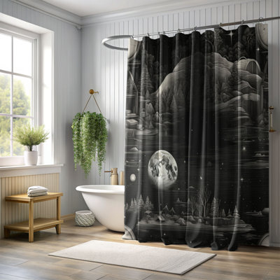 Lashay Abstract Shower Curtain