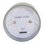 Bougie ronde moderne en verre sur base pour bibliothèque - Bougie parfumée décorative pour table basse, chambre à coucher ou salon - 5 po