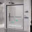 Frame Double Sliding Opening Soft-Close Shower Door  - Bathroom Sliding Opening Shower Door  - (6Mm) Thick Tempered Glass Door-122071508