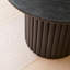 Solid Wood Pedestal End Table