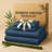 Luxury 4 Piece Solid Sheets Soft Rayon From Bamboo Blend Bedding Sheet Set-277409632-277409634