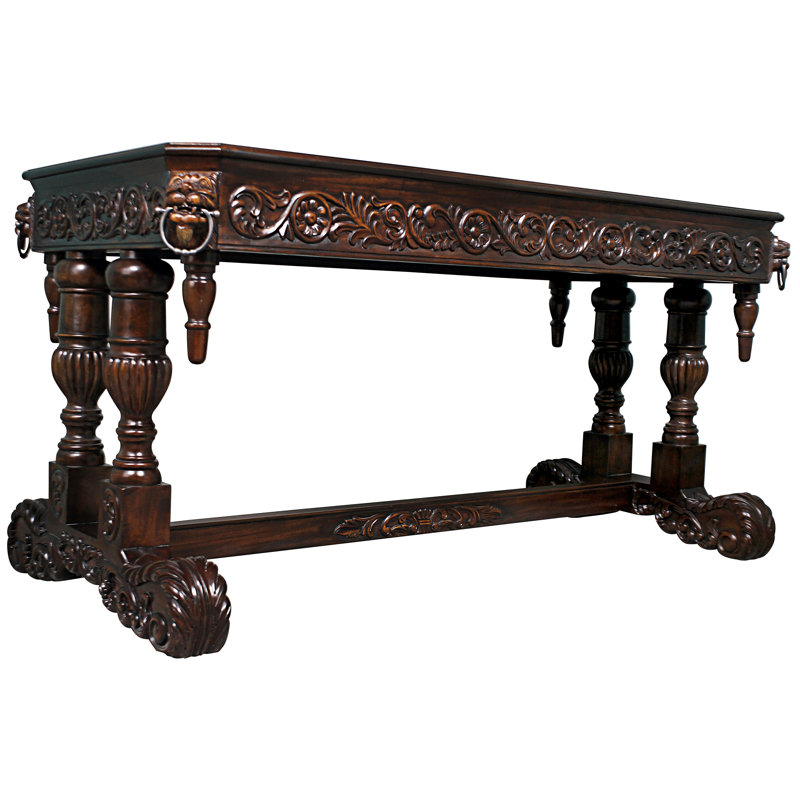 Table de bibliothèque Sir Benedict Renaissance