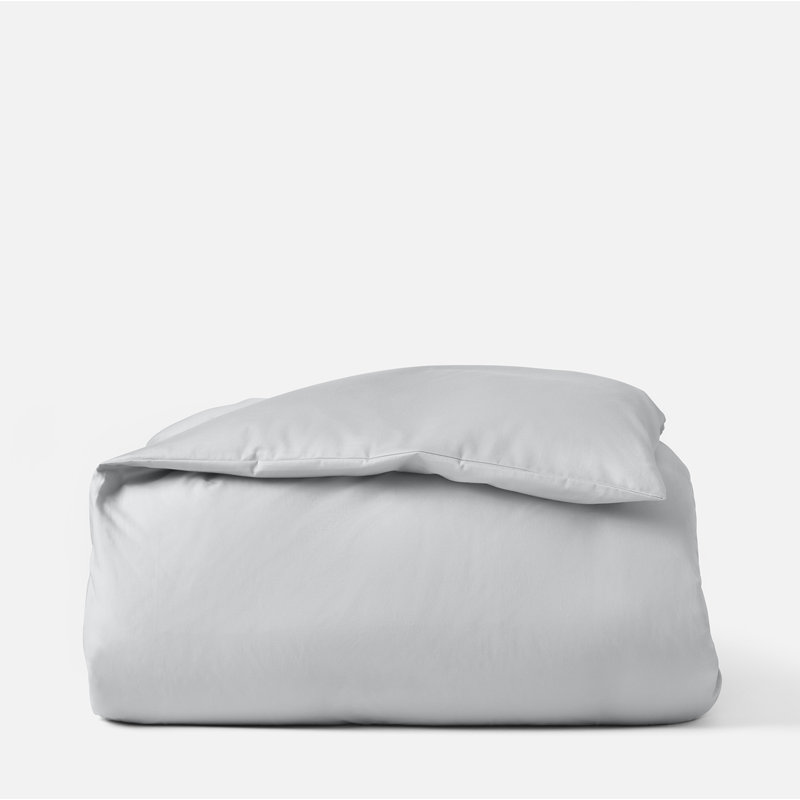 Cloud Soft Organic Sateen Duvet Cover, King/Cal King Duvet Cover, Seal