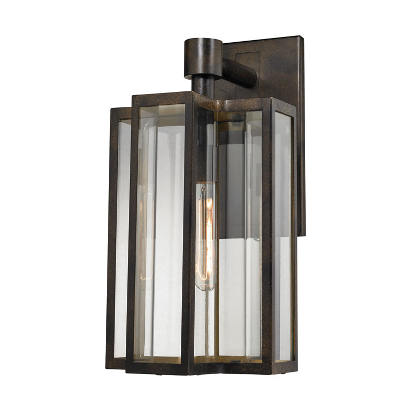 Bianca 20'' High 1-Light Outdoor Sconce - Hazelnut Bronze, Bronze, 20" H x 10" W x 12" D