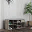 Banc de rangement pour chaussures, banc d'entrée avec coussin rembourré, tiroir et compartiments ouverts, banc de rangement à chaussures à 3 niveaux