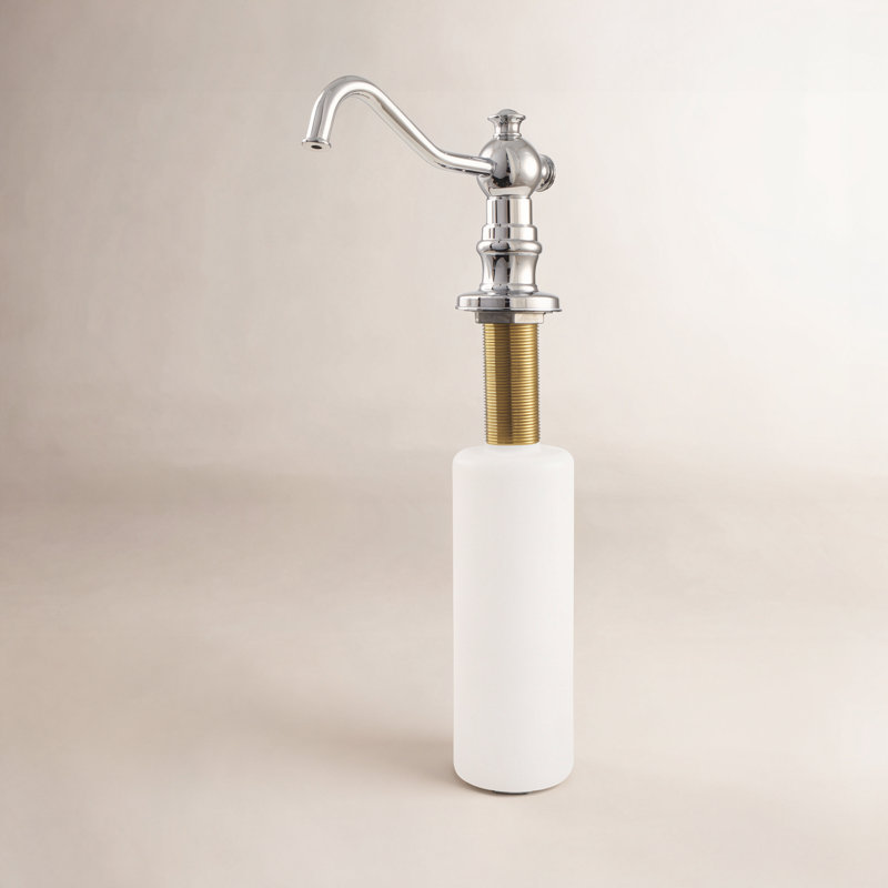 Kingston Brass Vintage Kitchen Soap Dispenser, Polished Chrome