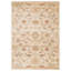 Floral Area Rug in Cream/Golden-722689003