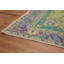 Tapis traditionnel rétro vert 6 x 9