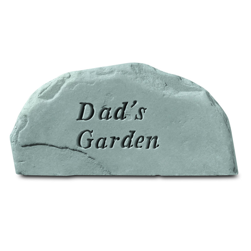 Pierre de jardin de Hayson Dad