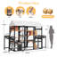 Grande cage d'extérieur en bois pour chat avec 2 supports à plantes-97233597