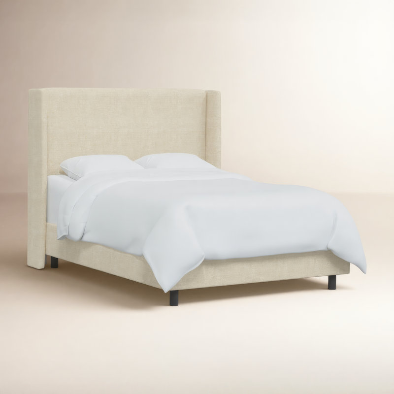 Tilly Upholstered Bed, Queen, Milsap Canvas Sustain® Tweed