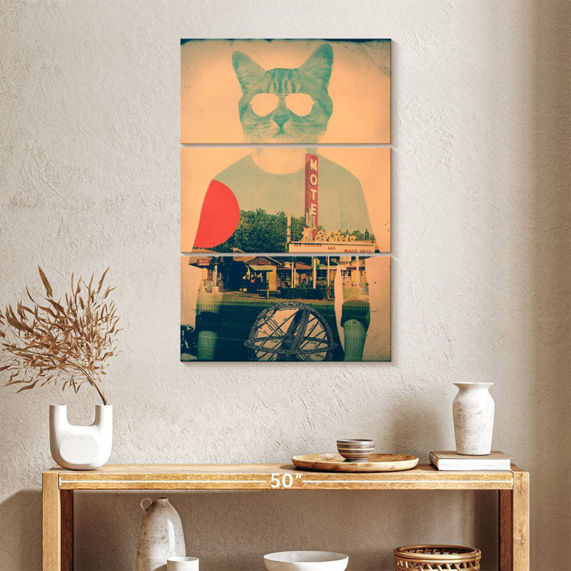 Brampt Cool Cat Vintage, 65" H x 42" W