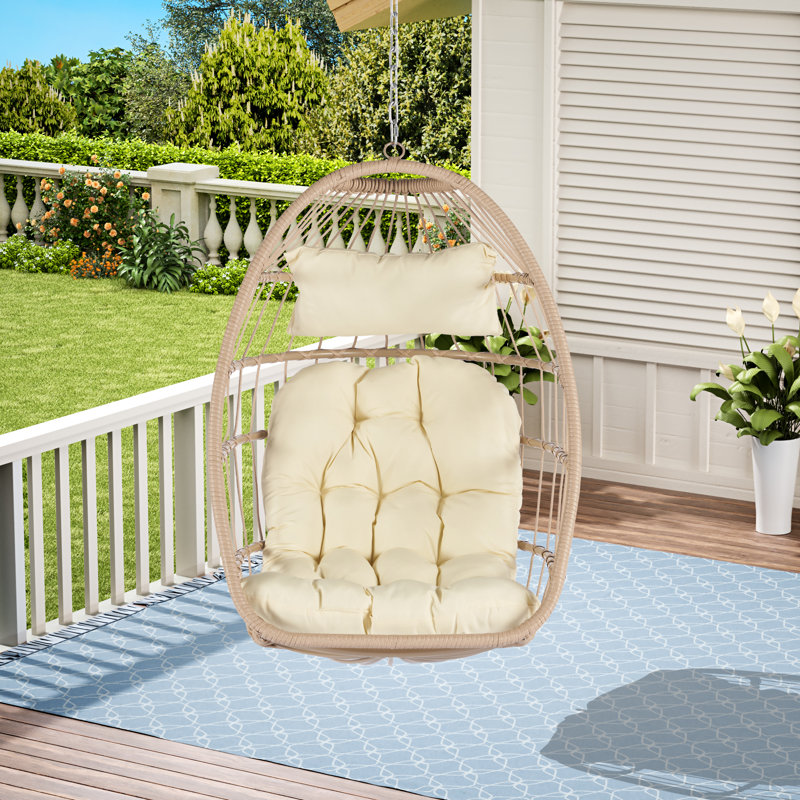 Balancelle en bois pour jardin, Khaki