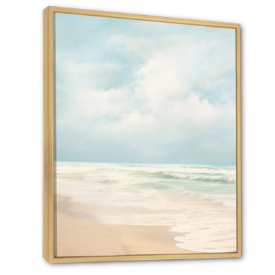 Paysage de plage minimaliste VII