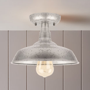 Plafonnier semi-encastré extérieur