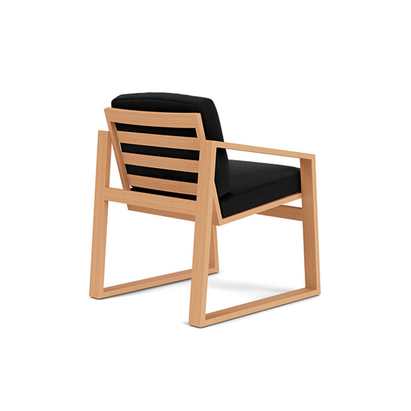 Pursuit Outdoor Dining Armchair, Canvas Black