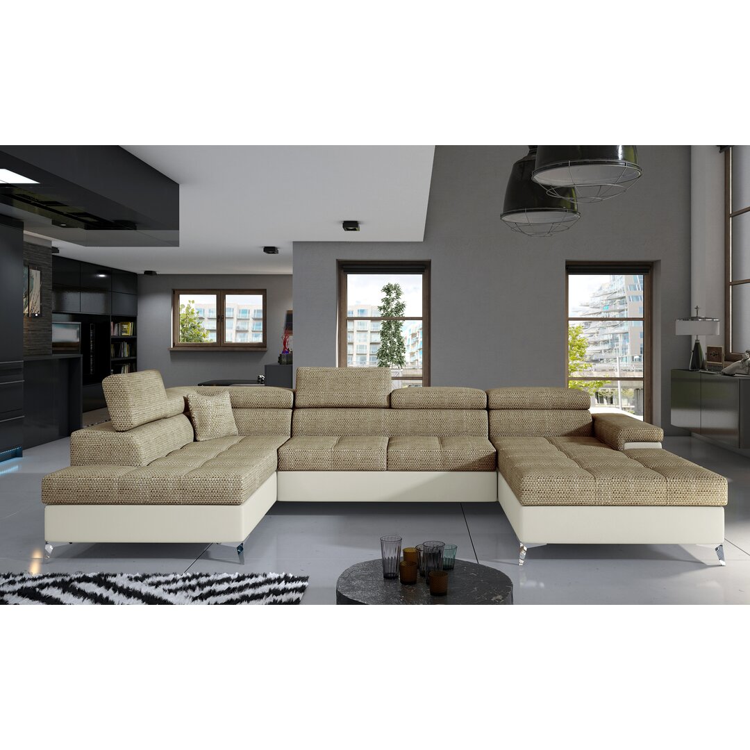 Ecksofa Geraci mit Bettfunktion