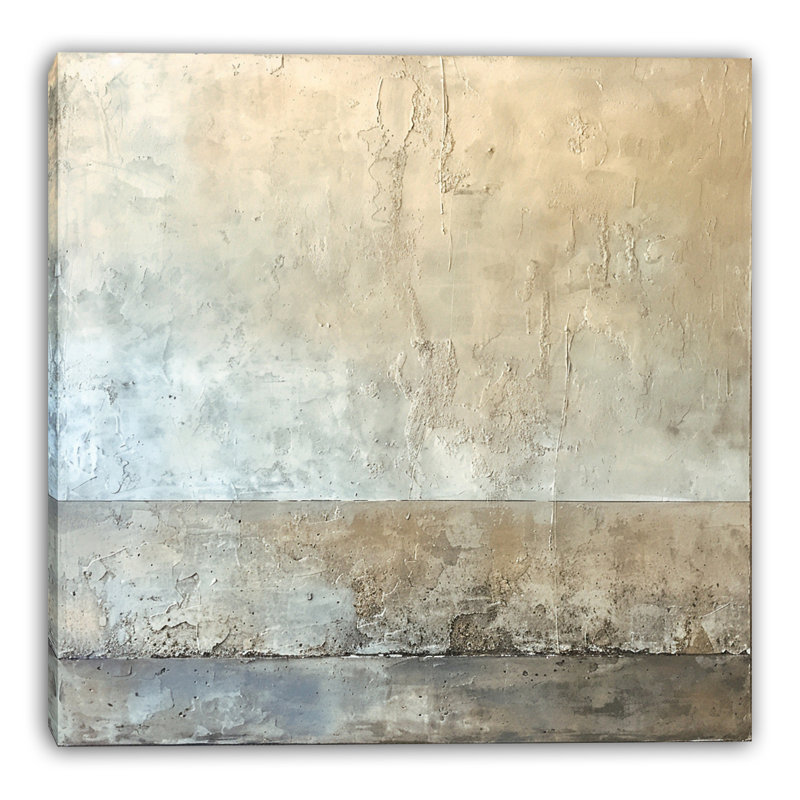 Art mural sur toile Faded Shore, L 12 po x H 12 po x P 1 po