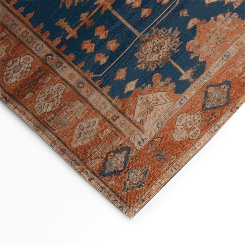Tapis turc intérieur et extérieur brun, Rectangulaire 3 pi x 5 pi