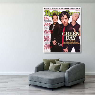 Green Day, couverture de pierre roulante