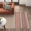 Tapis beige / rose tissé à la main Esme-1868858005