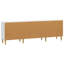 Unfinished TV Stand for TVs up to 43" with Fireplace Included-1943664670
