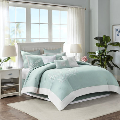 Édredon simple en coton avec 100% et coussins décoratifs
