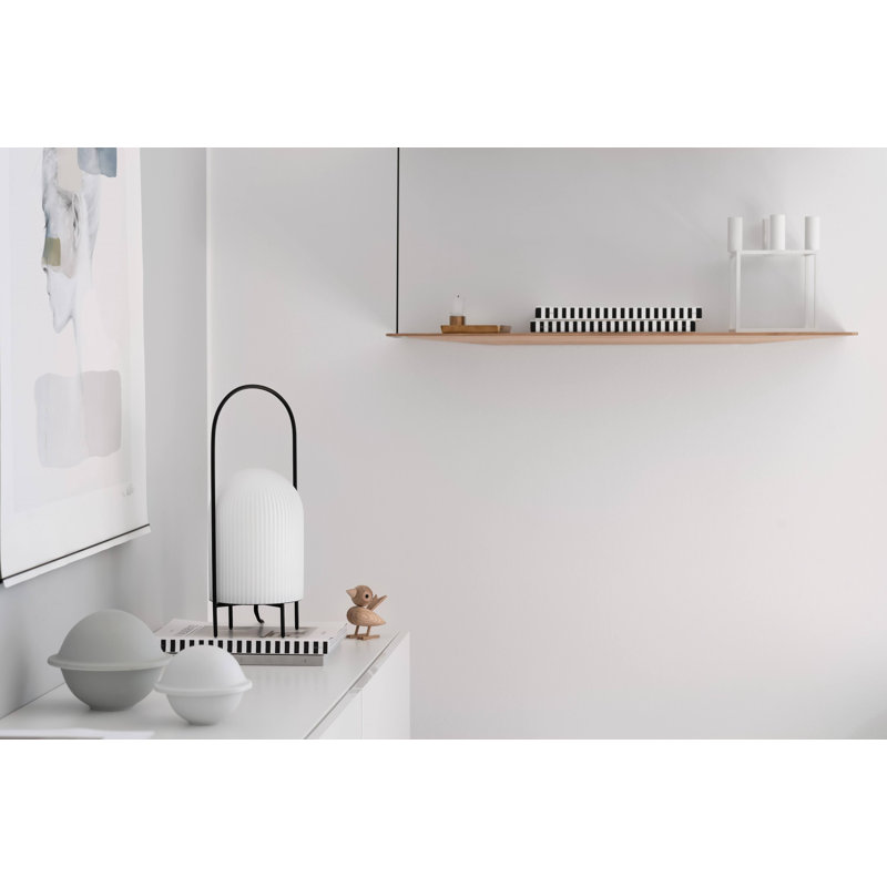 Stedge Shelf (60 Cm), White Oak, 47.2" H x 23.6" W x 8.7" D