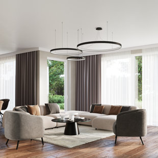 1 - Light LED Geometric Pendant