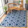 Tapis en jute tissé à la main Branford Cedar Brook