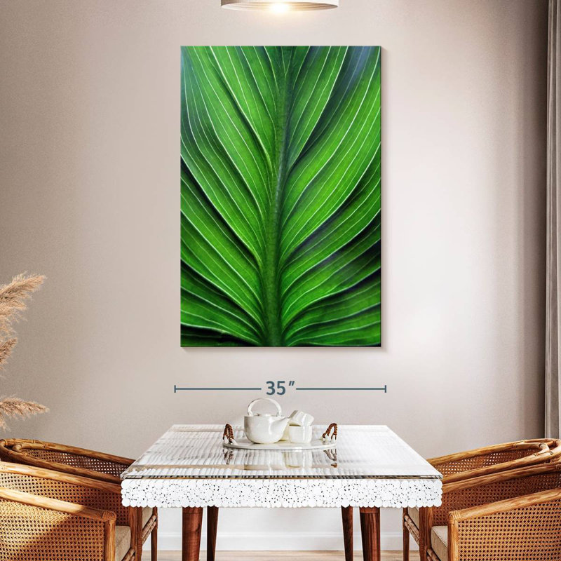 Harnek Leaf Lines, 51" H x 34" W