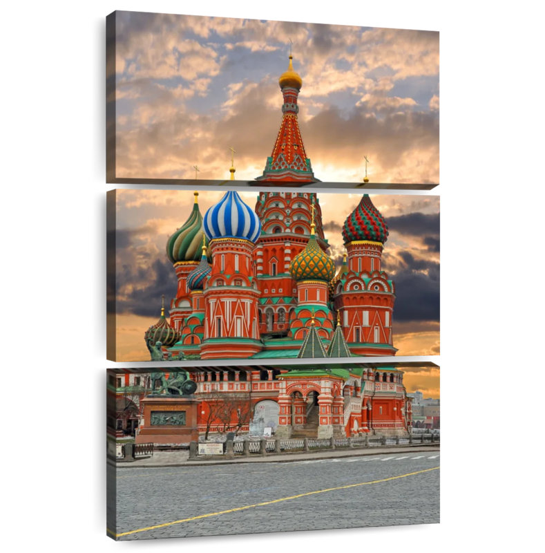 Masam, cathédrale Saint-Basile, Moscou, H 23 po x l 14 po