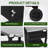 3-Tier Stainless Steel Outdoor Prep Cart with Spice Rack & Lockable Wheels