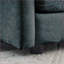 Ensemble de canapés 2 pièces pour le bureau à domicile | Structure en bois massif | Chenille gris ardoise