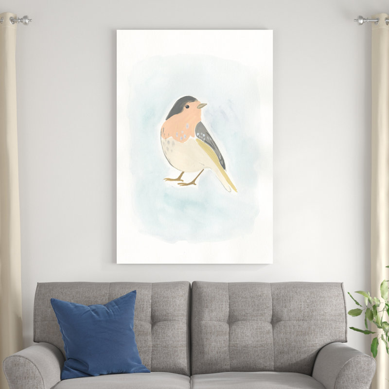 Dapper Bird III, H 48 po x l 32 po x P 1,25 po
