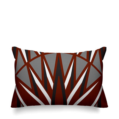 Ella Tribal Geometric Indoor/Outdoor Throw Pillow