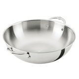 Probond® Luxe 14" Professional Clad Stainless Steel Wok With Dome Lid
