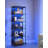 Lamirra Metal Frame Bookcase with Dimmable LED Lighting-933191445