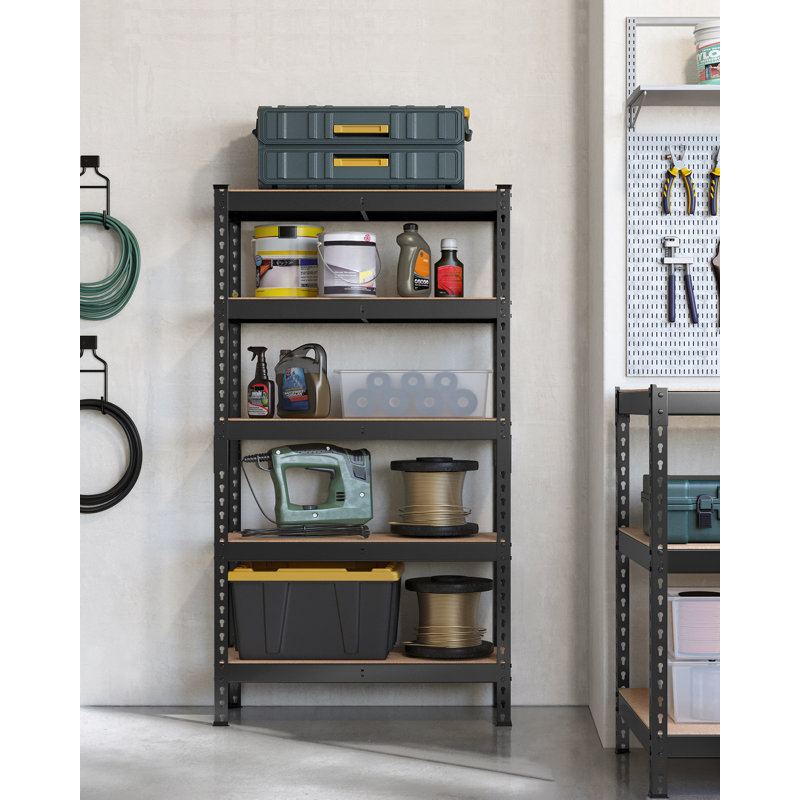 75cm W Steel Shelving Unit, Natural